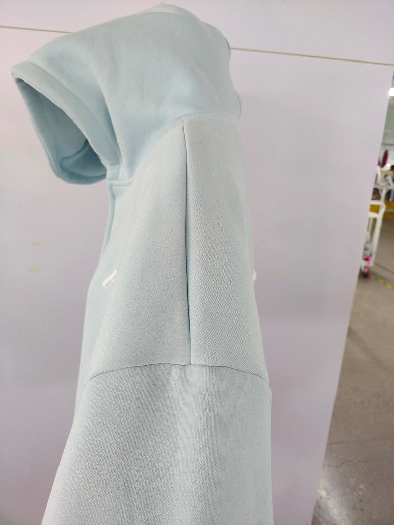 Sky-Blue Zip-up