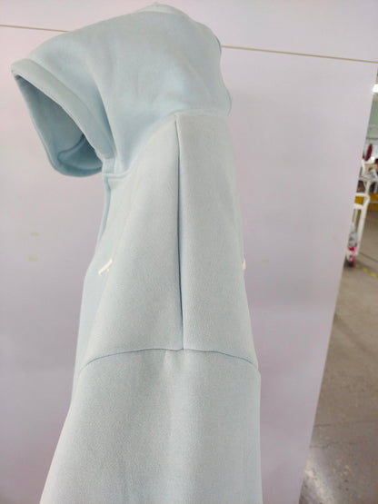 Sky-Blue Zip-up