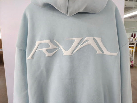 Sky-Blue Zip-up