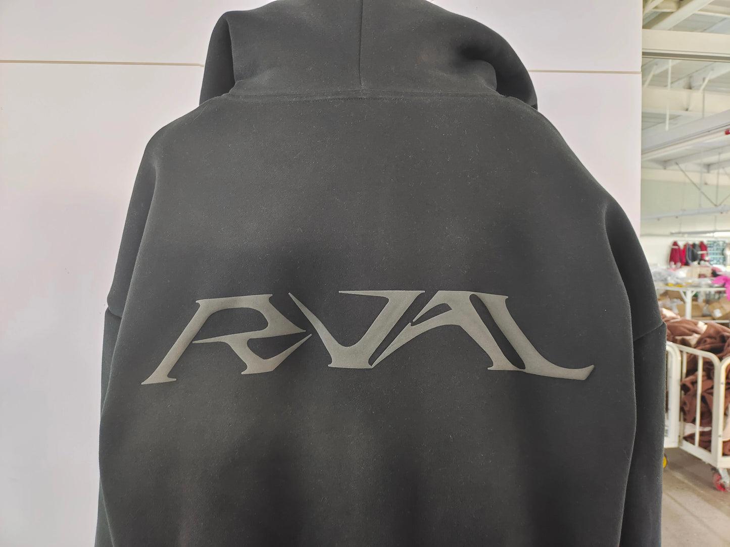 Jet-Black Zip-up