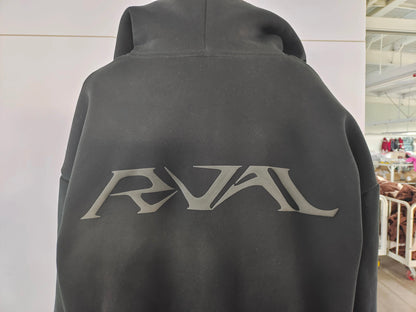 Jet-Black Zip-up